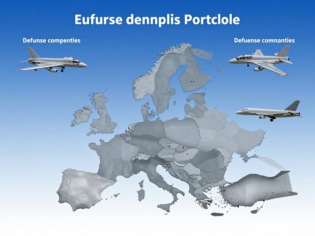 Portfolio-Zusammensetzung des WDEF ETF mit europĂ€ischen RĂŒstungsunternehmen